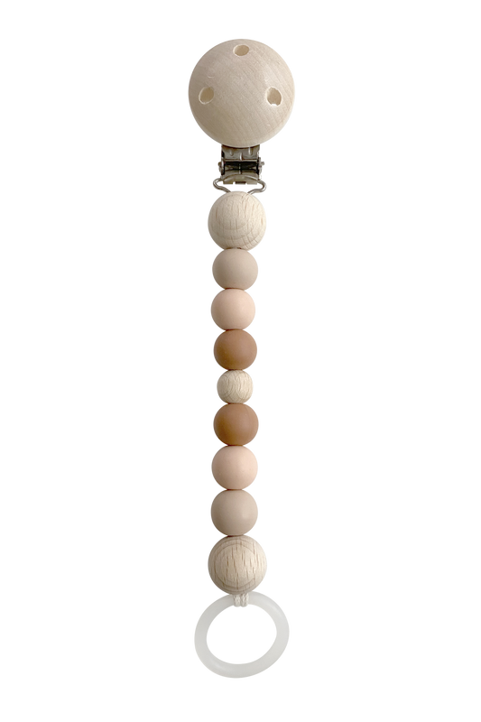 Schnullerkette Earth/Apricot