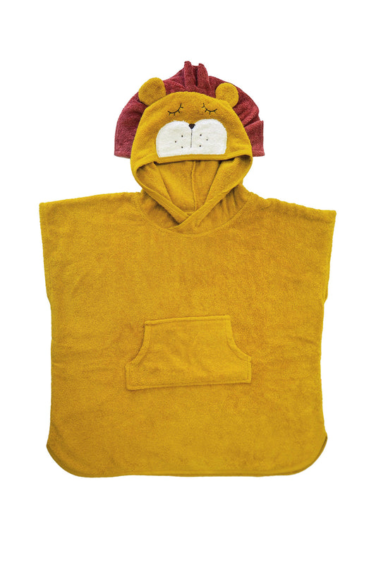 Poncho Löwe Mustard