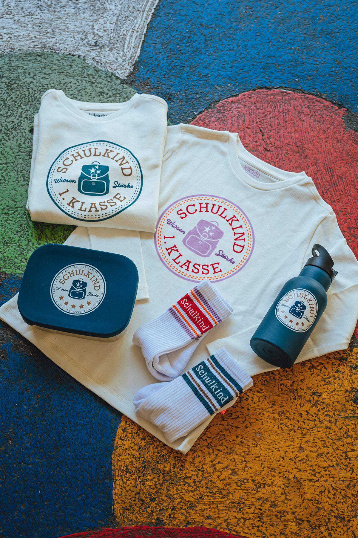 T-Shirt Schulkind/ Flieder