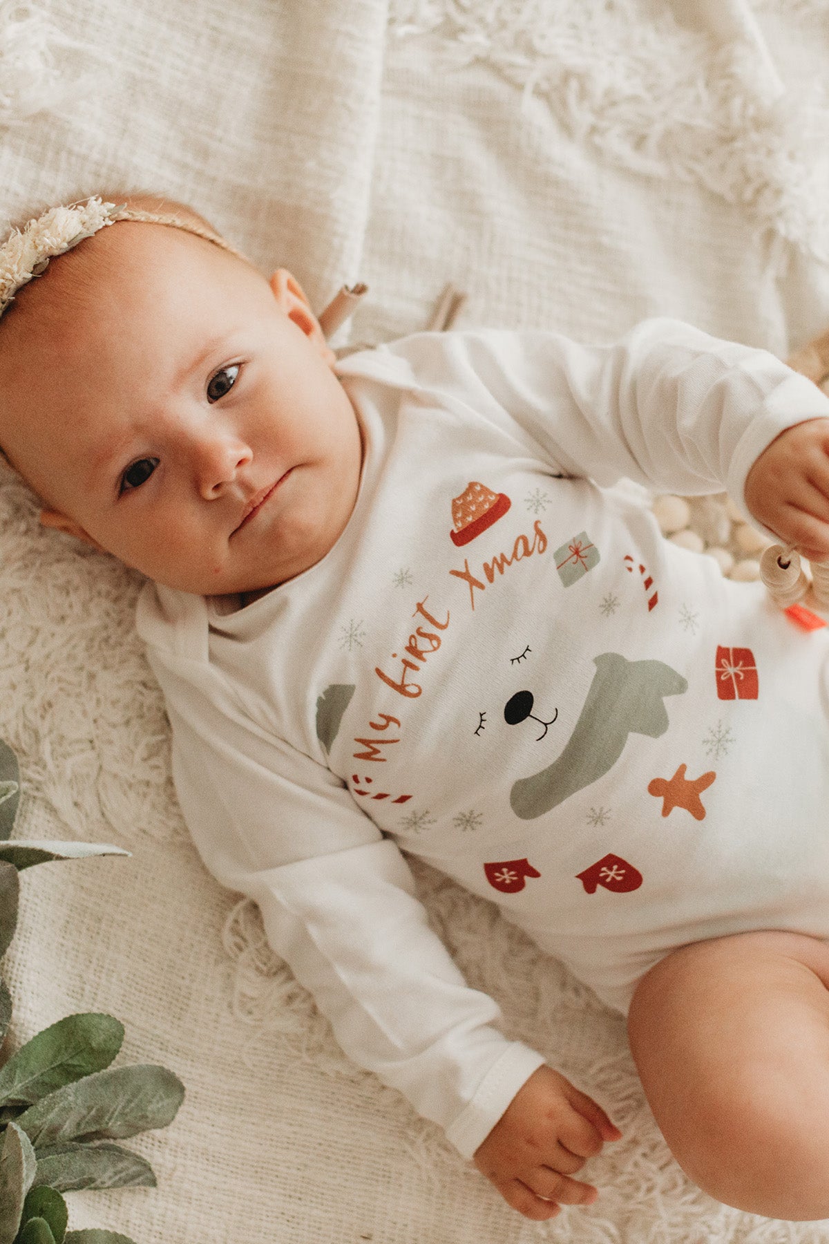 Xmas Body Eisbär 62/68