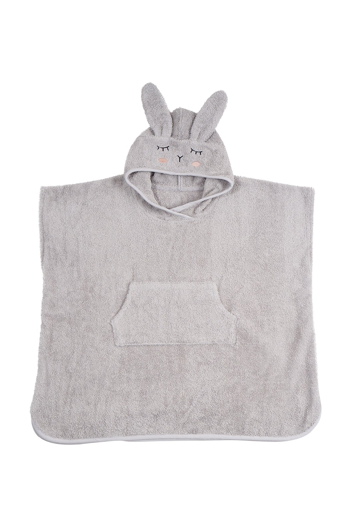 Poncho Hase Silbergrau